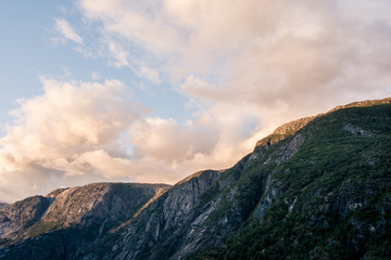 Gebirge Landschaft sonnig Natur Norwegen 
