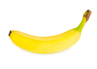 fresh tasty banana isolated on white background / Frische Banane isoliert  auf weiß © stockphoto-graf