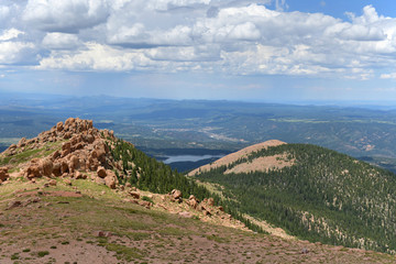 Fototapeta na wymiar Pikes Peak in Colorado