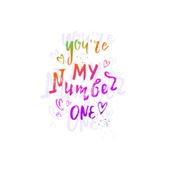 You're my number one