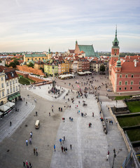 Naklejka na ściany i meble Royal Castle in Old Town, Warsaw