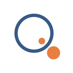 Q letter initial logo design
