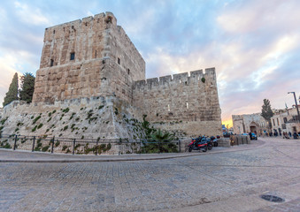 Ancient Citadel inside Old City, Jerusalem