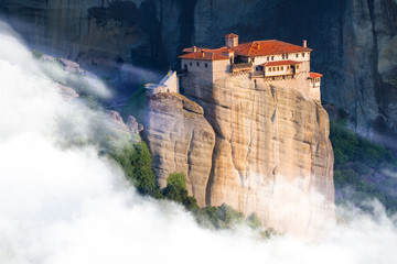 Mist at Meteora, Trikala region, Greece