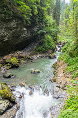 Rocks in the ravine Breitachklamm (Oberstdorf, Germany)