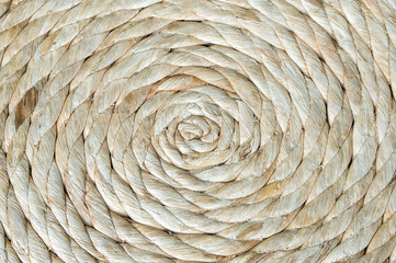 south east Asian style straw knit round texture pattern 