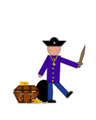 Alphabet Children Pirates Period