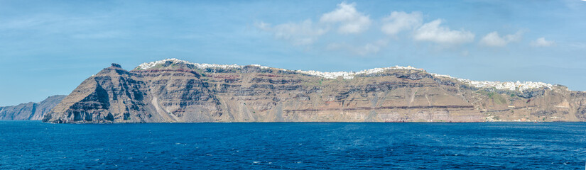 Fototapeta na wymiar Santorini Panorama
