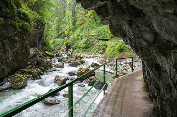 Rocks in the ravine Breitachklamm (Oberstdorf, Germany)