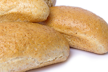 Bread With Bran On A Light Background