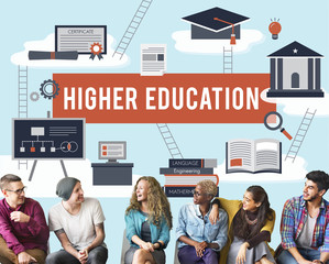 Higher Education Academic Bachelor Financial Aid Concept