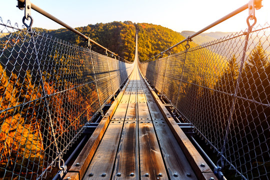H&auml;ngeseilbr&uuml;cke Geierlay im Hunsr&uuml;ck
