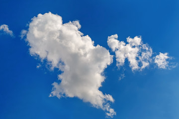 Clouds in the blue sky