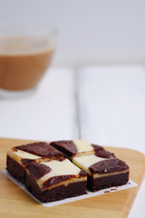 Cream cheese brownie.