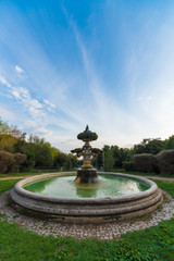Rome (Italy) - The public park and fountains of Villa Doria Pamphili, located on the Gianicolo hill.