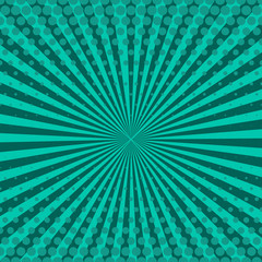 Abstract Creative concept vector comics pop art style blank layout template with clouds beams and isolated dots pattern on background. For Web and Mobile Applications, illustration template design