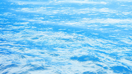 Wave over ocean skin as background
