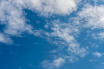 Cloud with blue sky