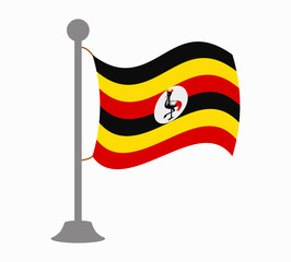 uganda flag mast