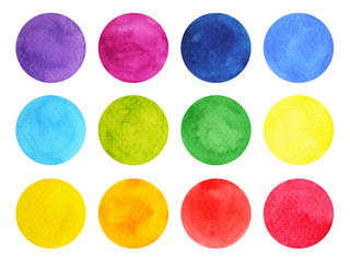watercolor painting colorful pattern design, hand drawn illustration