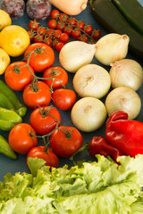 Tasty ingredients for a healthy salad