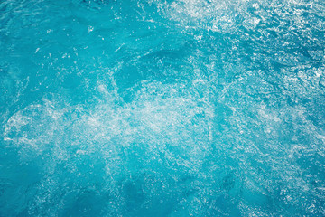 Blue water surface