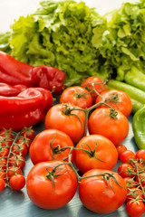 Tasty ingredients for a healthy salad