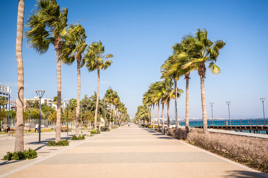 Promenade in Limassol, Republic of Cyprus