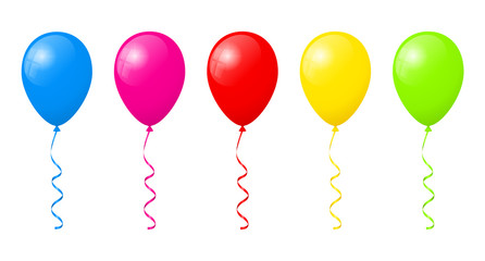 Colorful balloons © ValGraphic