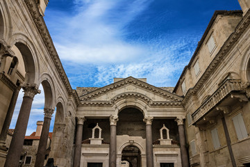 Split, Croatia. Diocletian palace wall