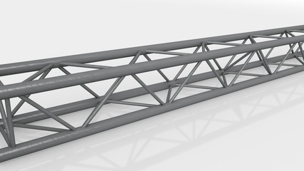 Single truss on white