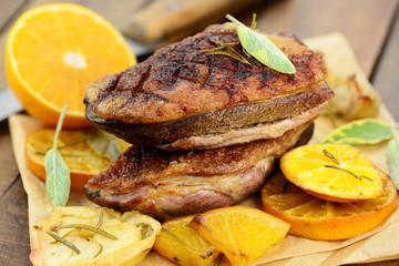 Geflügel Braten