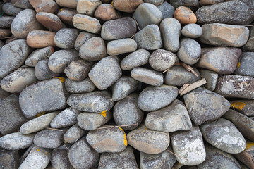 Pebbles background, Atlantic coast, Doughmore Beach, Ireland