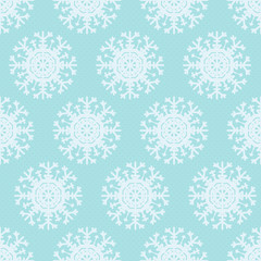 Snowflake Pattern - Snowflake vector pattern.