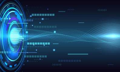 Abstract technology background communication concept
