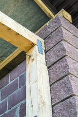 Obraz premium Collected wooden framework