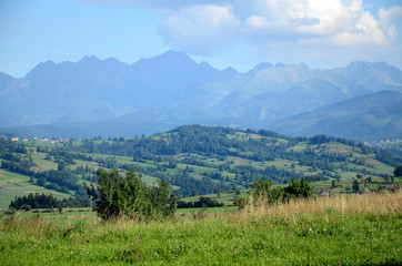 Obraz premium Mountain landscape (The Tatras in Poland)