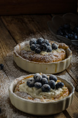 Rustic style cheesecake