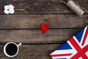 Painted Flag of The United Kingdom of Great Britain and Northern