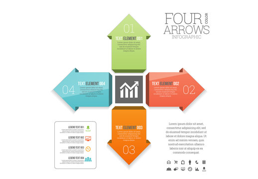 Four Arrows Infographic