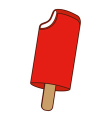 delicious popsicle sweet icon vector illustration design