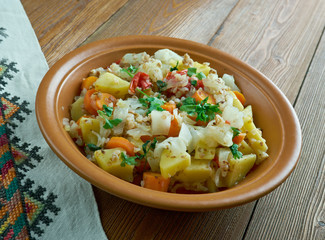 Lithuanian vegetable stew