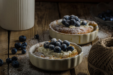 Rustic style cheesecake
