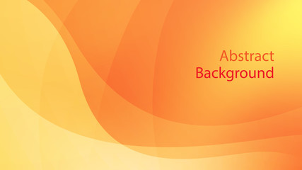 warm and orange color background abstract art vector 