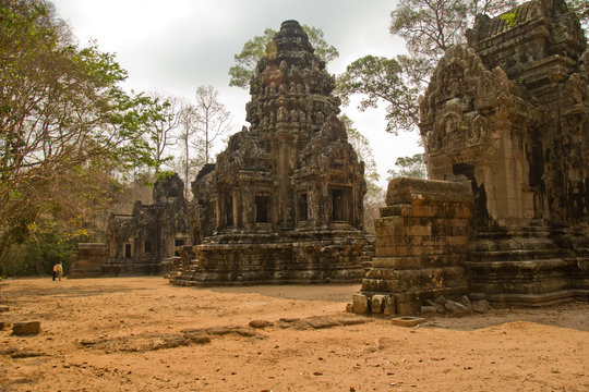 Świątynia w Angkor,Kambodża