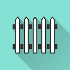 Obraz premium Fence - vector icon.