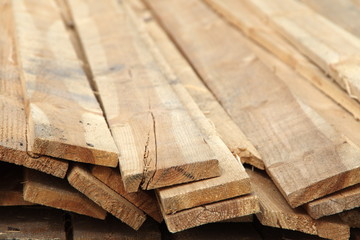 Stack of wooden boards. Background for your design.