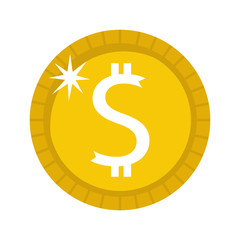 money coins finance icon vector illustration design