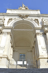 Palazzo delle Esposizioni neoclassical exhibition hall in Rome