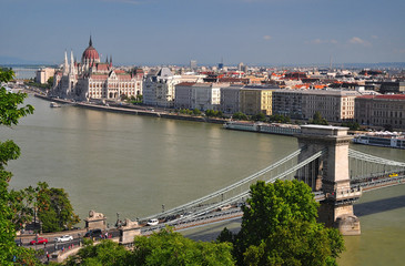 Fototapeta na wymiar Budapest city view capital of Hungary 